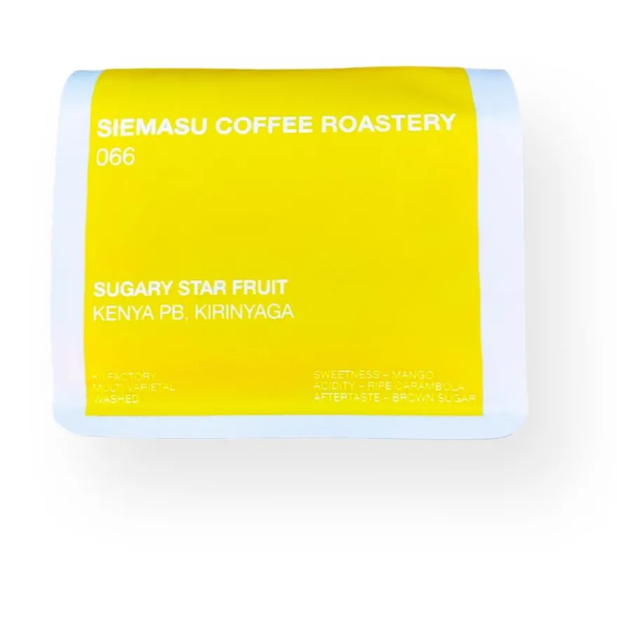 Siemasu Coffee Sugary Star Fruit, Kenya KII PB 250 g kahvipavut