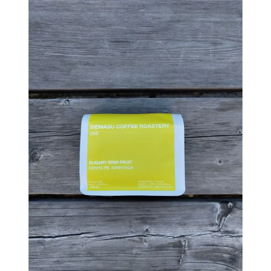 Siemasu Coffee Sugary Star Fruit, Kenya KII PB 250 g kahvipavut