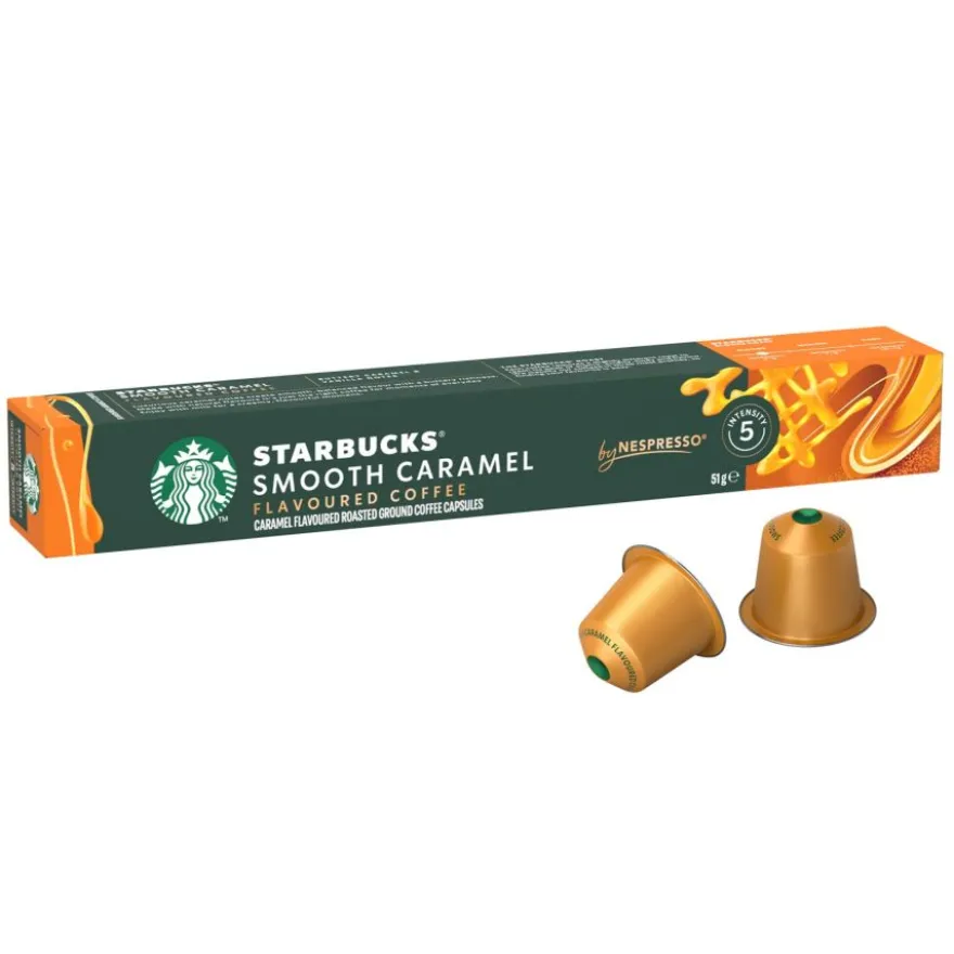 Starbucks Smooth Caramel Nespresso-yhteensopivat kahvikapselit 10 kpl