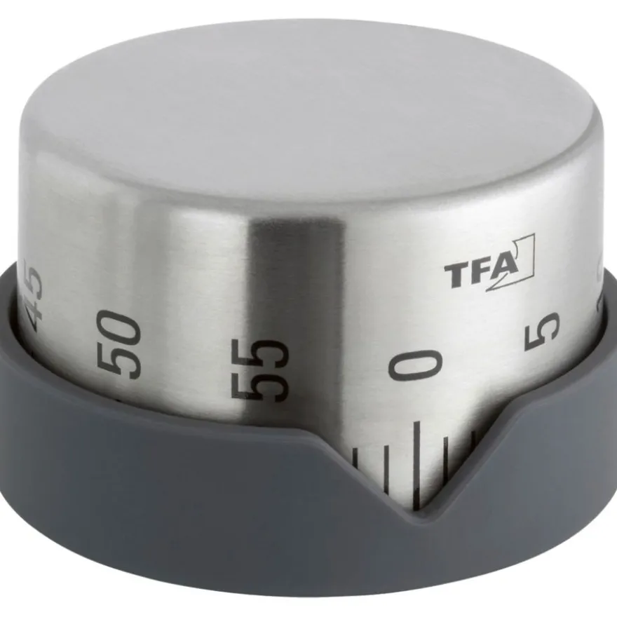 TFA analoginen keittiöajastin, teräs