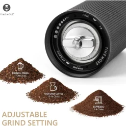 Timemore Chestnut C3s Max S2C -kahvimylly, musta