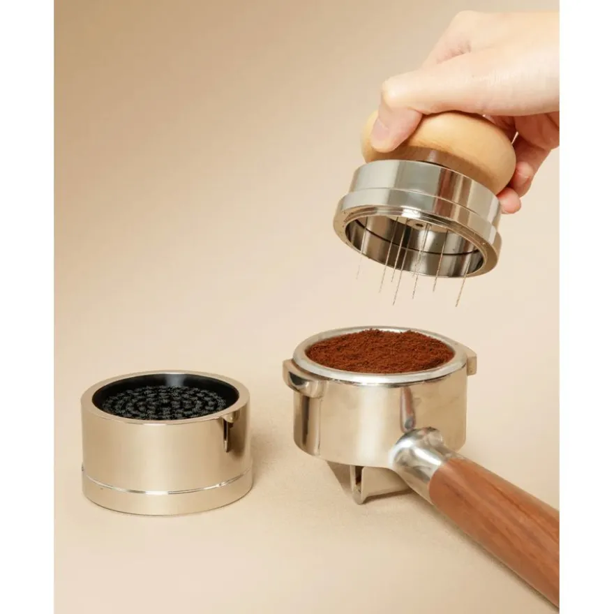 Timemore Pucks Espresso Accessories Set, puinen