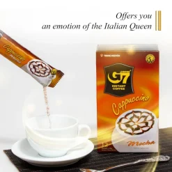 Trung Nguyen G7 Cappuccino Mocha pikakahvi 12 x 18 g annospakkausta