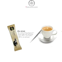 Trung Nguyen G7 Gold Picasso Latte -pikakahvi 14 x 18 g annospussia